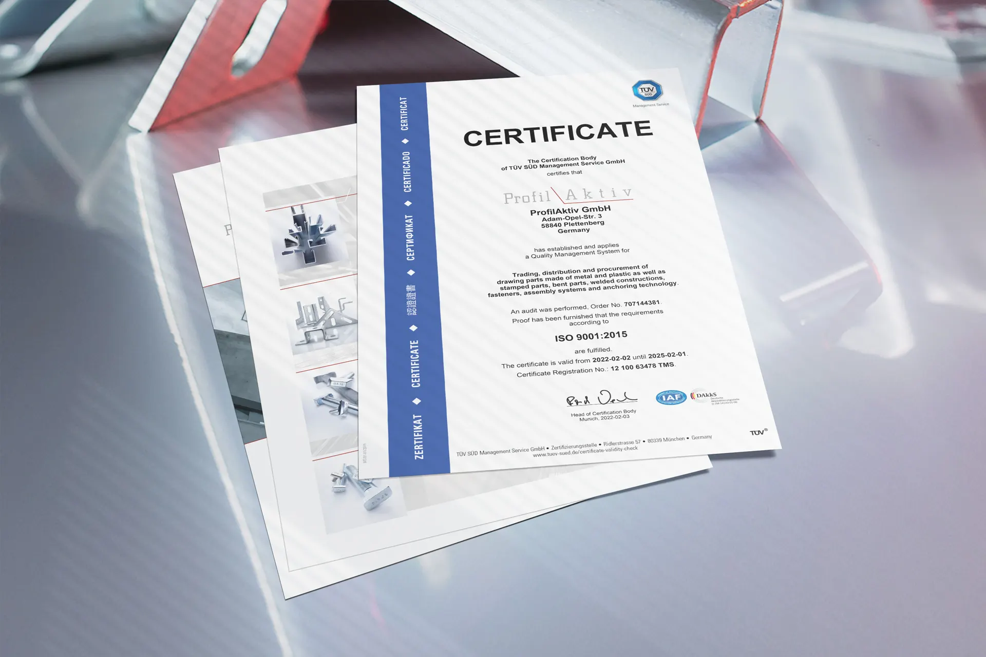 Download.pdf-File in English Language DIN ISO 9001:2015 Certificate EN